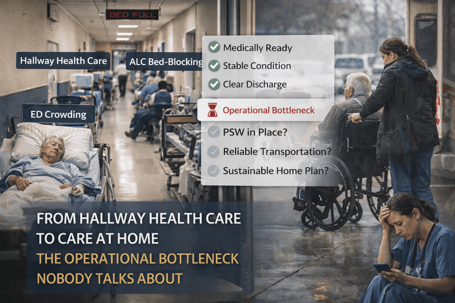 Cover Image for From Hallway Health Care to Care at Home: The Operational Bottleneck Nobody Talks About