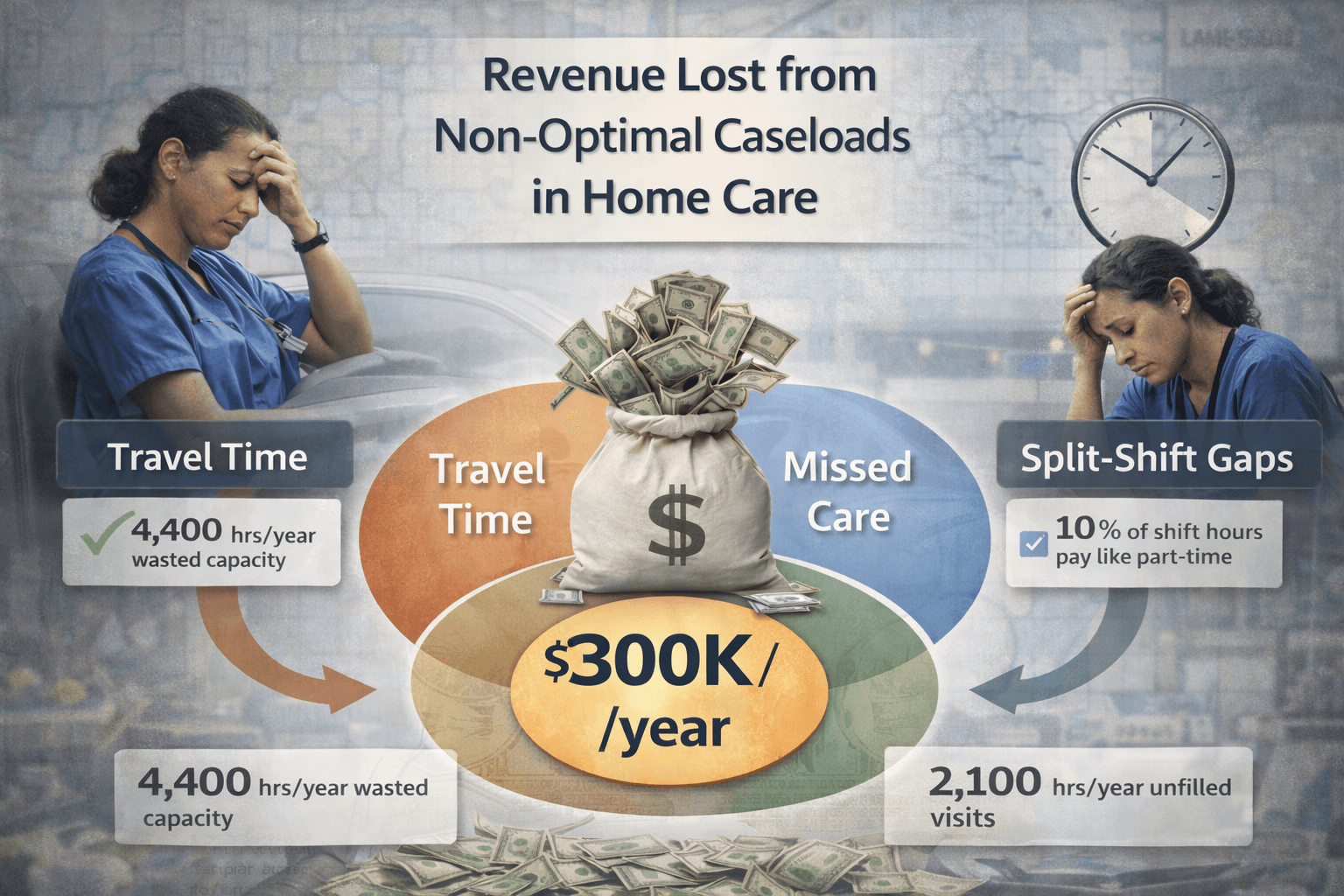 Cover Image for Quantifying the Revenue Leakage From Non-Optimal Caseloads in Home Care
